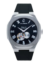 Classic 42 Stainless Steel Case Black Dial Black Band - CALIBÉRR - Watches