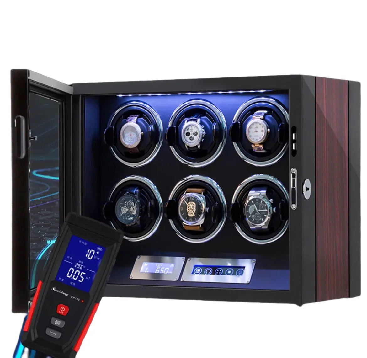 Automatic Watch Winder LED Multi Box CALIBÉRR