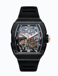 Thumbnail for Skeleton 42 Black/Black - CALIBÉRR - Watches