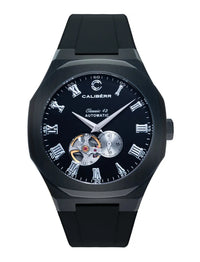 Thumbnail for Classic 42 Black Stainless Steel Case Black Dial Black Band - CALIBÉRR - Watches