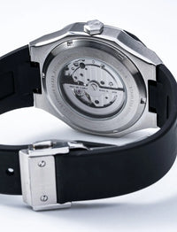 Thumbnail for Classic 42 Stainless Steel Case Black Dial Black Band - CALIBÉRR - Watches