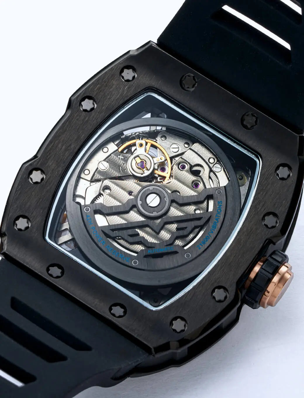 Skeleton 42 Black/Black - CALIBÉRR - Watches