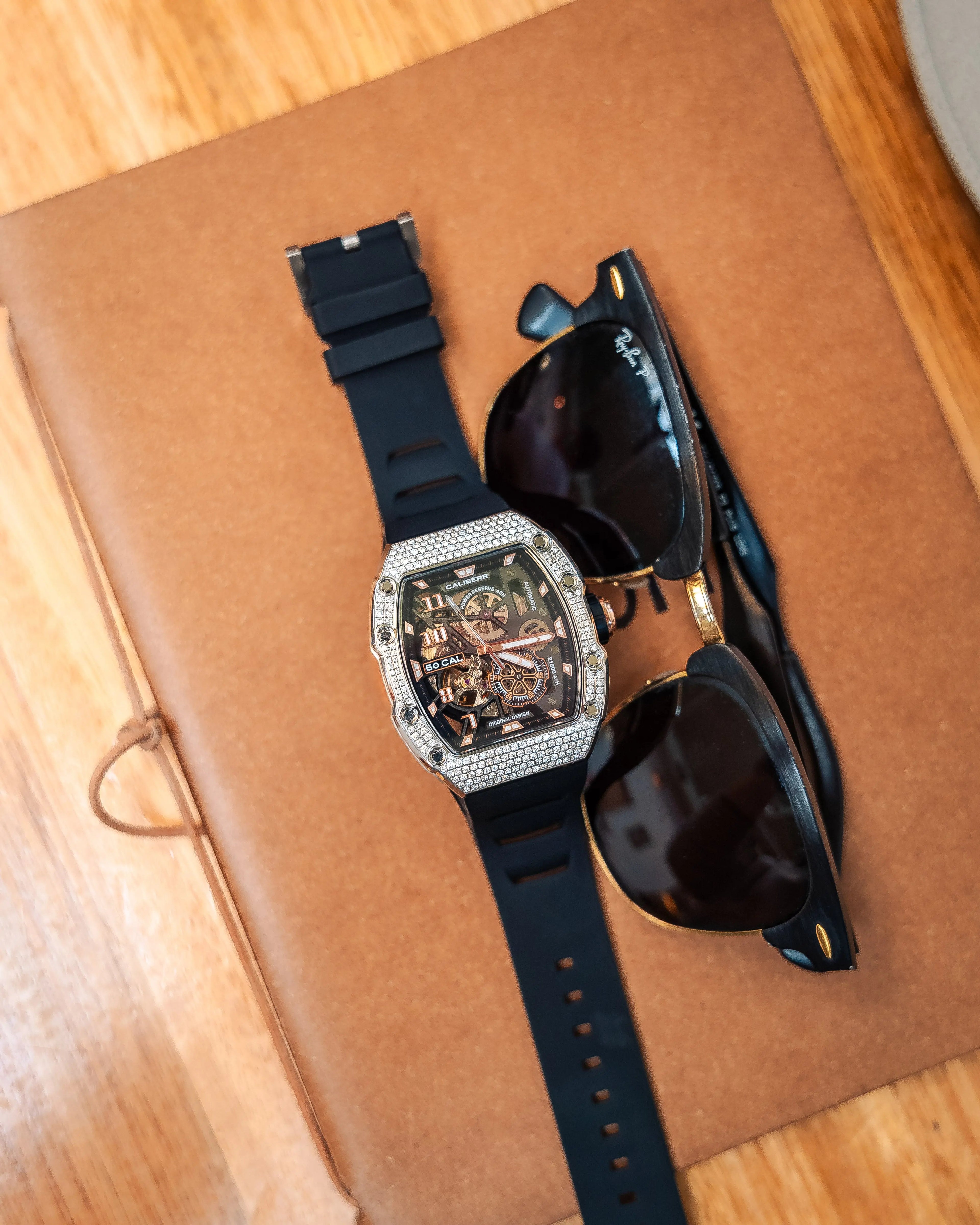 Skeleton Diamond-Set/Black CALIBÉRR