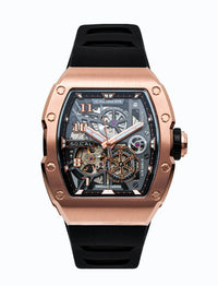 Thumbnail for Skeleton 42 Gold/Black - CALIBÉRR - Watches