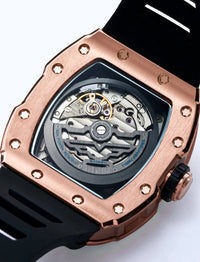 Thumbnail for Skeleton 42 Gold/Black - CALIBÉRR - Watches