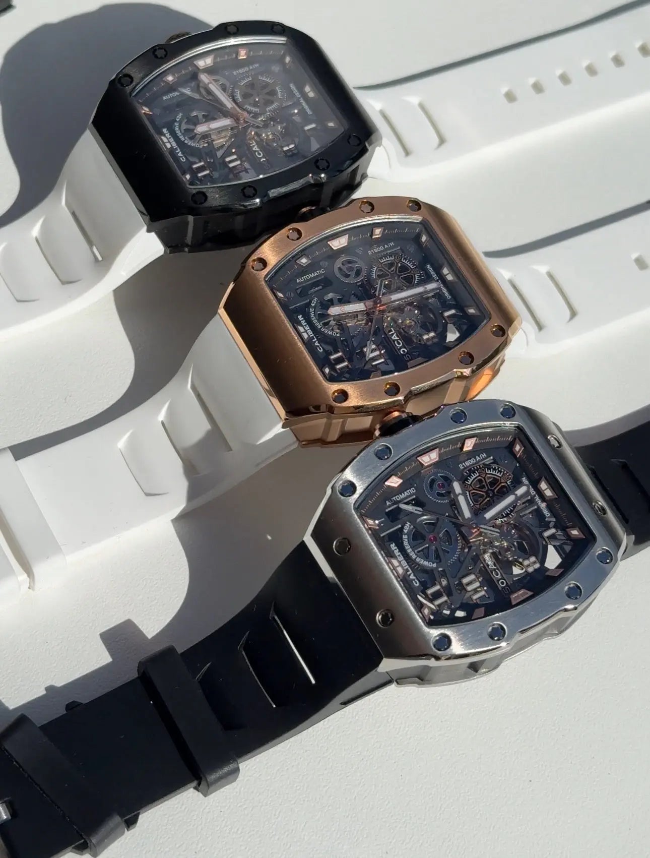 Skeleton Stainless Steel/Black CALIBÉRR