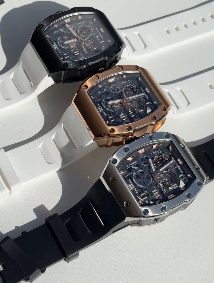 Skeleton Stainless Steel/Black CALIBÉRR
