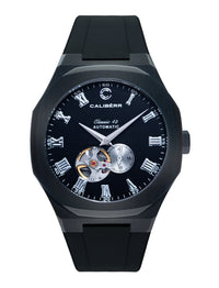 Thumbnail for Classic 42 Black Stainless Steel Case Black Dial Black Band - CALIBÉRR - Watches