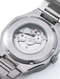 Thumbnail for Classic 42 Stainless Steel Case White Dial Stainless Steel Band - CALIBÉRR - Watches